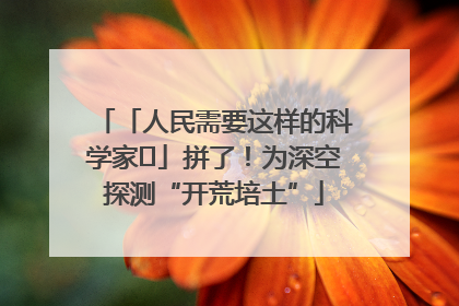「人民需要这样的科学家⑭」拼了！为深空探测“开荒培土”