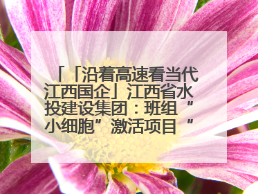 「沿着高速看当代江西国企」江西省水投建设集团：班组“小细胞”激活项目“大建设”