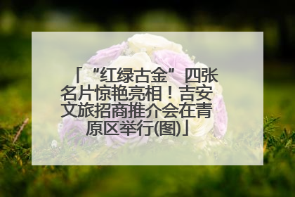 “红绿古金”四张名片惊艳亮相！吉安文旅招商推介会在青原区举行(图)