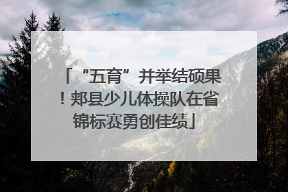 “五育”并举结硕果！郏县少儿体操队在省锦标赛勇创佳绩