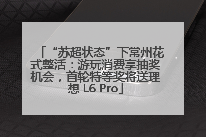 “苏超状态”下常州花式整活：游玩消费享抽奖机会，首轮特等奖将送理想 L6 Pro