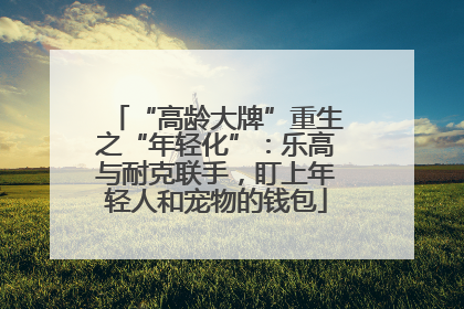 “高龄大牌”重生之“年轻化”：乐高与耐克联手，盯上年轻人和宠物的钱包