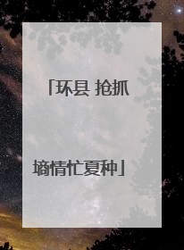 环县 抢抓墒情忙夏种