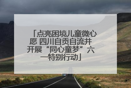 点亮困境儿童微心愿 四川自贡自流井开展“同心童梦”六一特别行动