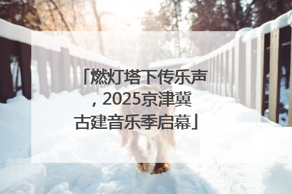 燃灯塔下传乐声，2025京津冀古建音乐季启幕
