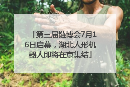 第三届链博会7月16日启幕，湖北人形机器人即将在京集结
