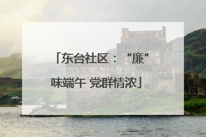 东台社区：“廉”味端午 党群情浓