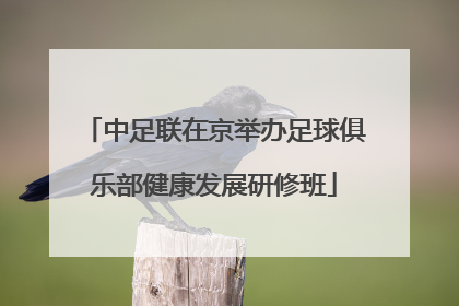 中足联在京举办足球俱乐部健康发展研修班