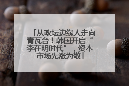 从政坛边缘人走向青瓦台！韩国开启“李在明时代”，资本市场先涨为敬