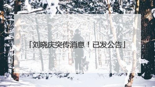 刘晓庆突传消息！已发公告