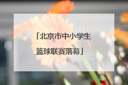 北京市中小学生篮球联赛落幕