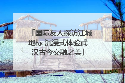 国际友人探访江城地标 沉浸式体验武汉古今交融之美