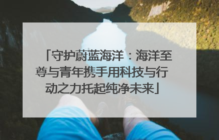 守护蔚蓝海洋：海洋至尊与青年携手用科技与行动之力托起纯净未来