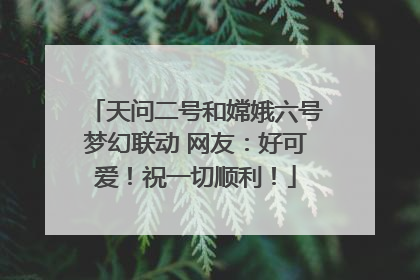 天问二号和嫦娥六号梦幻联动 网友：好可爱！祝一切顺利！