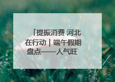 提振消费 河北在行动｜端午假期盘点——人气旺 活力足 端午经济“热浪”迭起