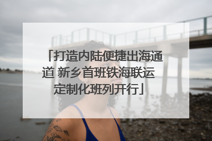 打造内陆便捷出海通道 新乡首班铁海联运定制化班列开行