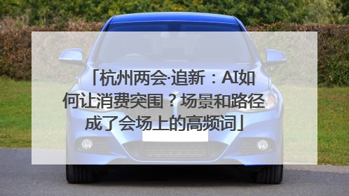 杭州两会·追新：AI如何让消费突围？场景和路径成了会场上的高频词