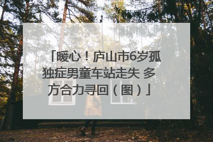 暖心！庐山市6岁孤独症男童车站走失 多方合力寻回（图）