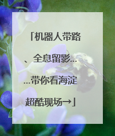 机器人带路、全息留影……带你看海淀超酷现场→