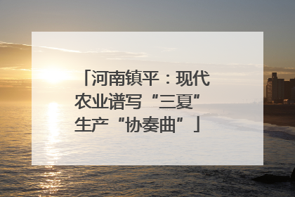 河南镇平：现代农业谱写“三夏”生产“协奏曲”