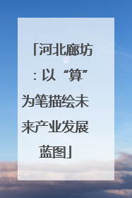 河北廊坊：以“算”为笔描绘未来产业发展蓝图