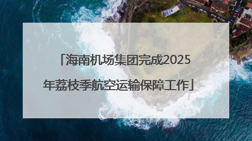 海南机场集团完成2025年荔枝季航空运输保障工作