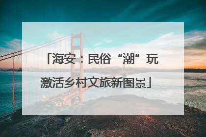 海安：民俗“潮”玩激活乡村文旅新图景