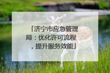 济宁市应急管理局：优化许可流程，提升服务效能