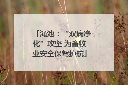 渑池：“双病净化”攻坚 为畜牧业安全保驾护航