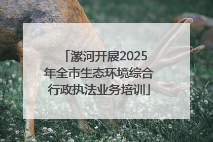 漯河开展2025年全市生态环境综合行政执法业务培训