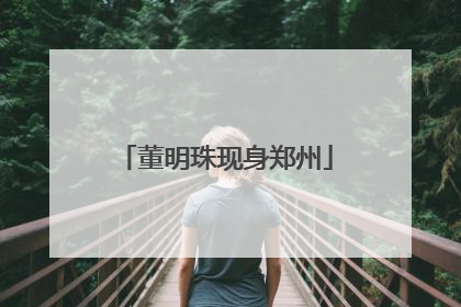 董明珠现身郑州