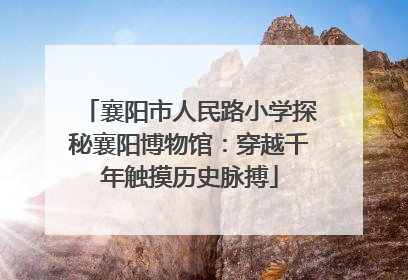 襄阳市人民路小学探秘襄阳博物馆：穿越千年触摸历史脉搏