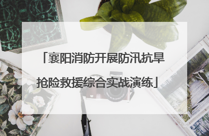 襄阳消防开展防汛抗旱抢险救援综合实战演练