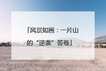 风景如画：一片山的“逆袭”答卷