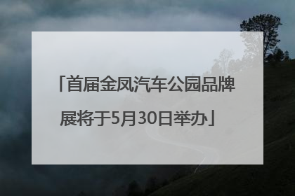 首届金凤汽车公园品牌展将于5月30日举办