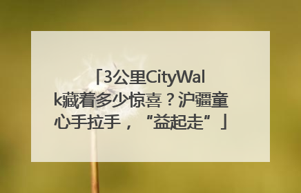 3公里CityWalk藏着多少惊喜？沪疆童心手拉手，“益起走”