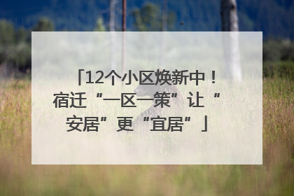 12个小区焕新中！宿迁“一区一策”让“安居”更“宜居”
