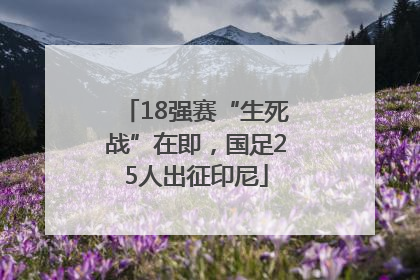 18强赛“生死战”在即，国足25人出征印尼