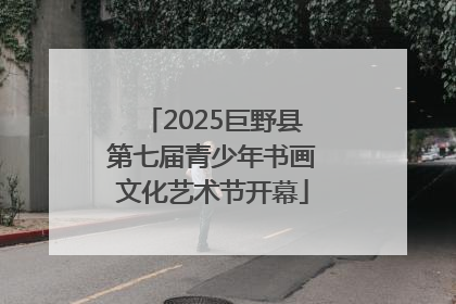 2025巨野县第七届青少年书画文化艺术节开幕