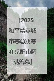 2025和平精英城市赛总决赛在岳阳市圆满落幕