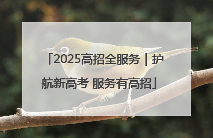 2025高招全服务｜护航新高考 服务有高招