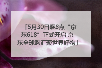 5月30日晚8点“京东618”正式开启 京东全球购汇聚世界好物