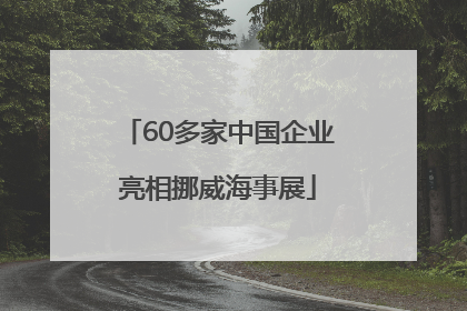 60多家中国企业亮相挪威海事展