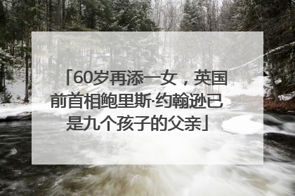 60岁再添一女，英国前首相鲍里斯·约翰逊已是九个孩子的父亲